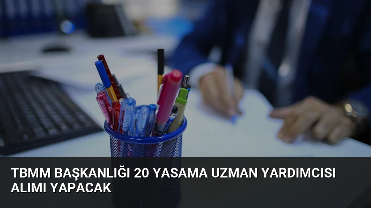 TBMM Başkanlığı 20 Yasama Uzman Yardımcısı Alımı Yapacak
