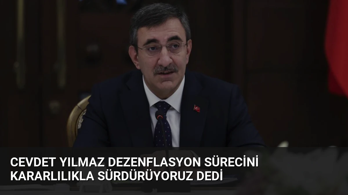 Cevdet Yılmaz Dezenflasyon Sürecini Kararlılıkla Sürdürüyoruz Dedi