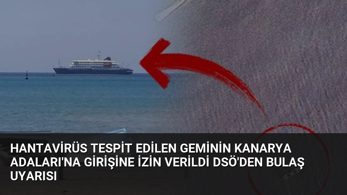 Hantavirüs Tespit Edilen Geminin Kanarya Adaları’na Girişine İzin Verildi DSÖ’den Bulaş Uyarısı