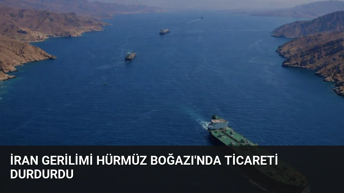 İran Gerilimi Hürmüz Boğazı’nda Ticareti Durdurdu