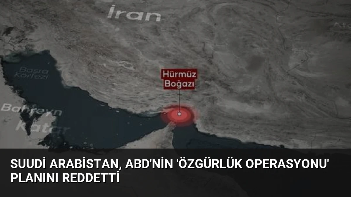 Suudi Arabistan, ABD’nin ‘Özgürlük Operasyonu’ Planını Reddetti