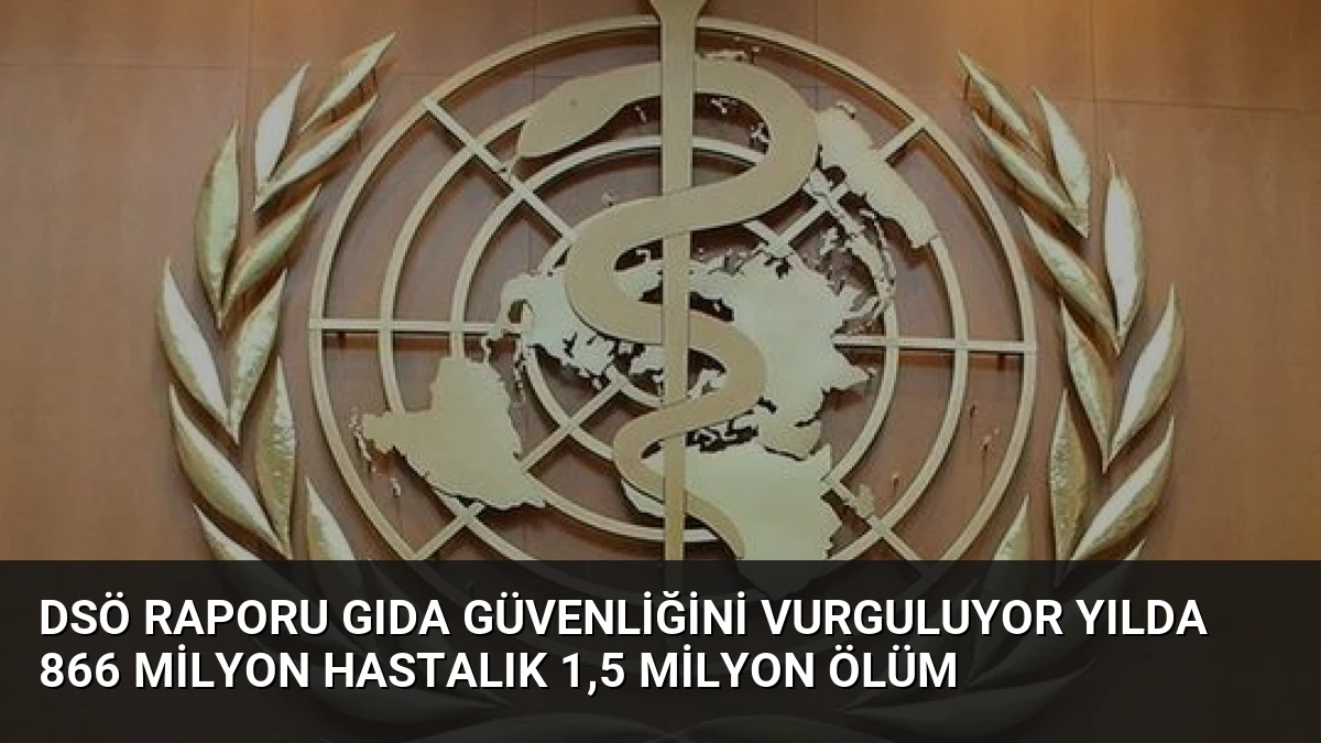 DSÖ Raporu Gıda Güvenliğini Vurguluyor Yılda 866 Milyon Hastalık 1,5 Milyon Ölüm
