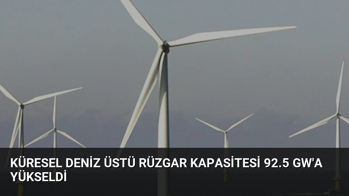 Küresel Deniz Üstü Rüzgar Kapasitesi 92.5 GW’a Yükseldi