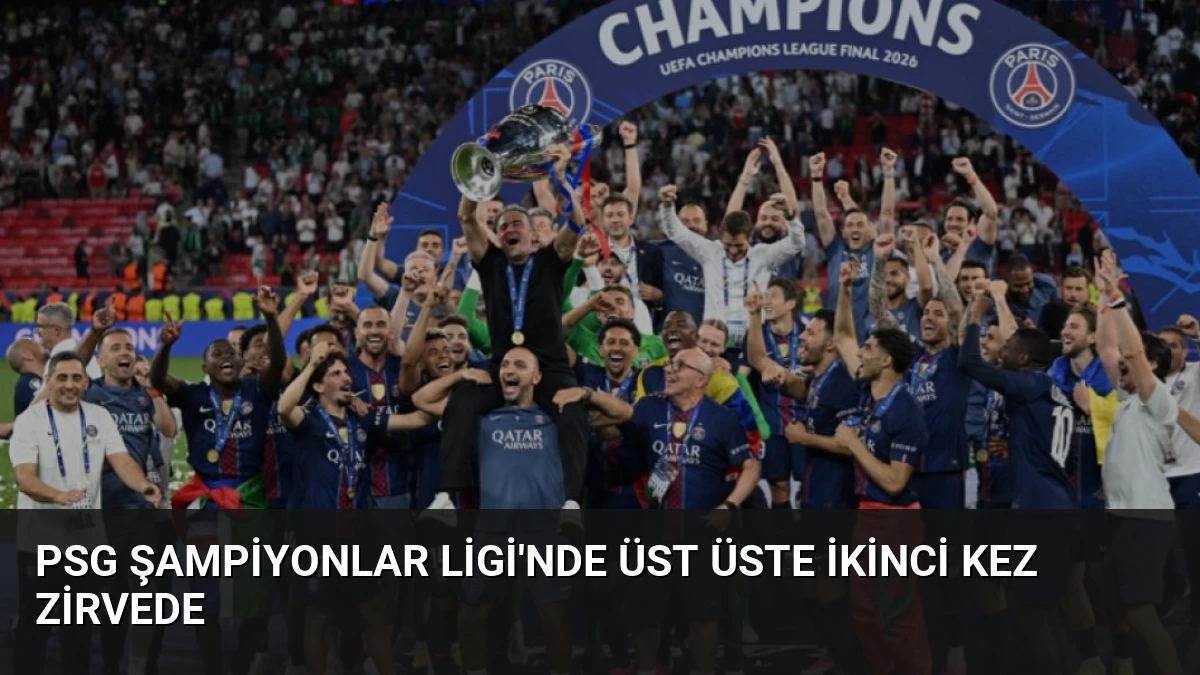 PSG Şampiyonlar Ligi’nde Üst Üste İkinci Kez Zirvede