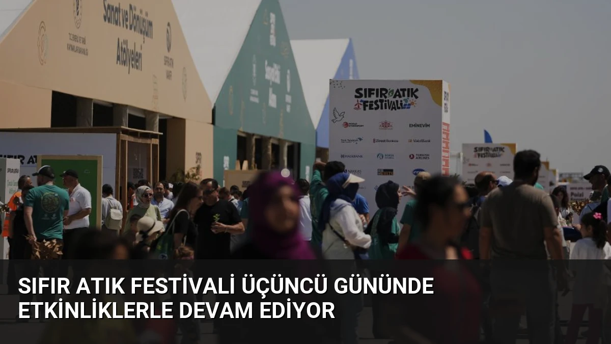 Sıfır Atık Festivali Üçüncü Gününde Etkinliklerle Devam Ediyor