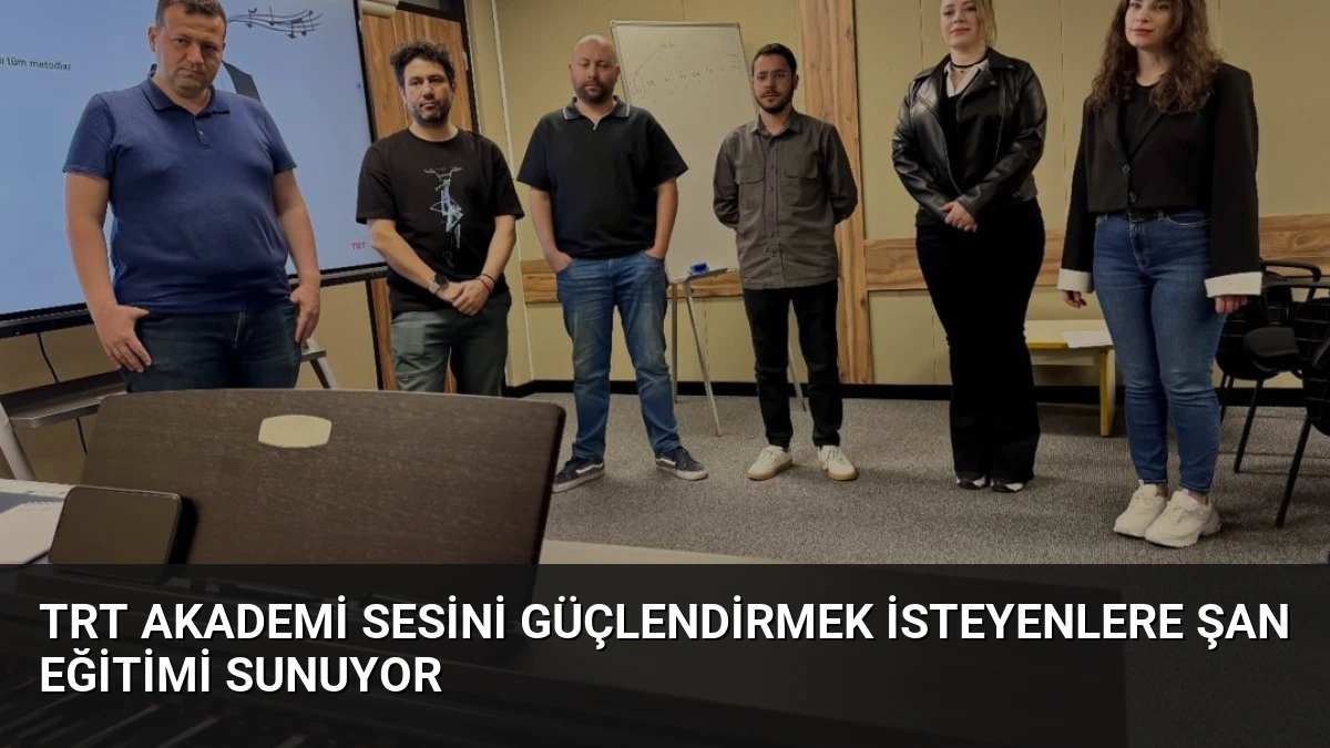 TRT Akademi Sesini Güçlendirmek İsteyenlere Şan Eğitimi Sunuyor