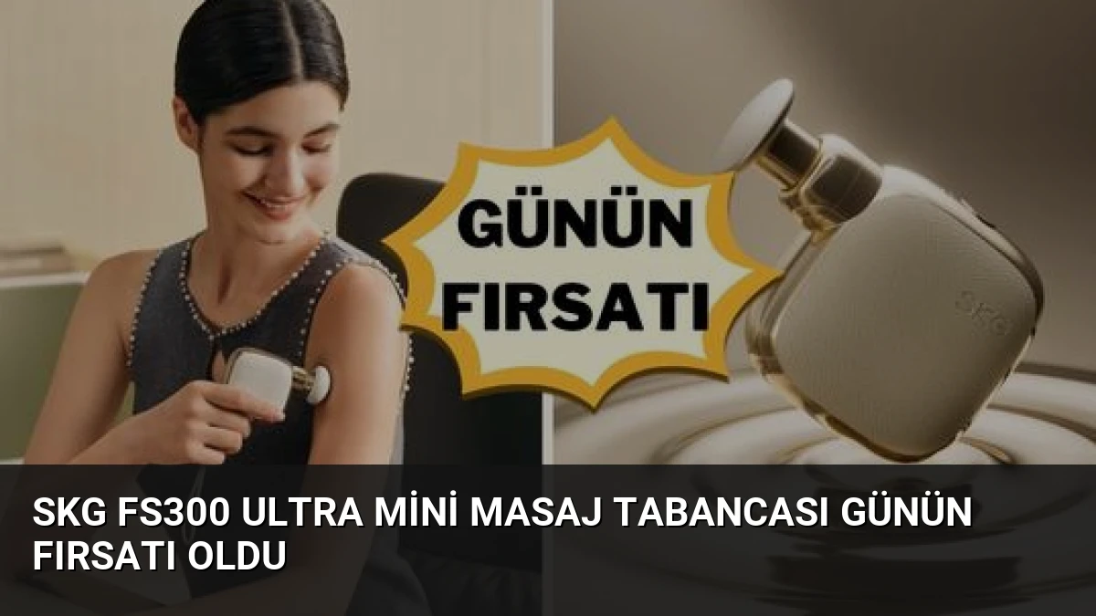 SKG FS300 Ultra Mini Masaj Tabancası Günün Fırsatı Oldu
