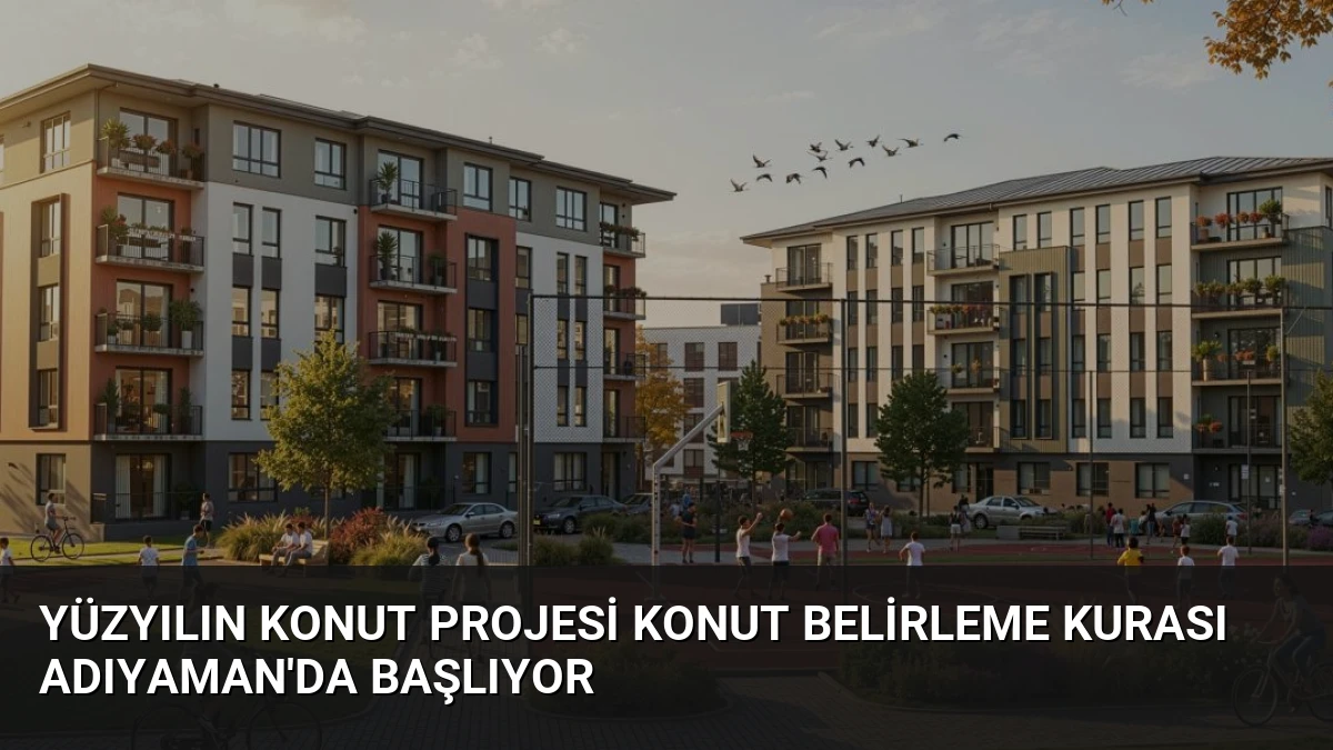 Yüzyılın Konut Projesi Konut Belirleme Kurası Adıyaman’da Başlıyor