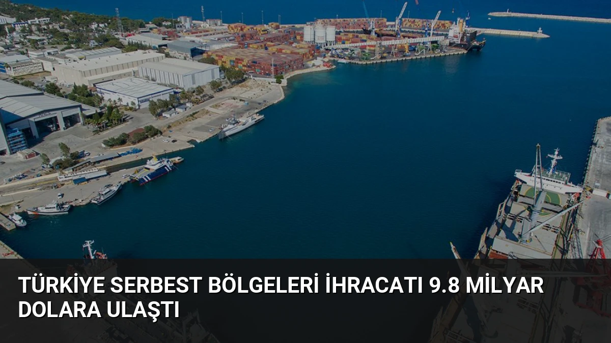 Türkiye Serbest Bölgeleri İhracatı 9.8 Milyar Dolara Ulaştı